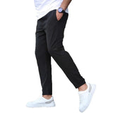 AIDASE  -  Business Casual Men's Pants Micro Beam Sports Versatile Long Trousers Comfortable Fit Summer Fashion aidase-shop