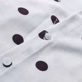AIDASE  -  Spring and Autumn Polka Dot Print Long Sleeve Men's Shirt Casual Shirt aidase-shop