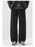 AIDASE  -  Men's Wide Leg Trousers High Waist Relaxed Fit Casual Pants aidase-shop