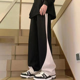 AIDASE  -  American High Street Pants Men Summer Loose Oversized Trousers Casual Versatile Niche High-end Design Wide Leg Straight Pants aidase-shop