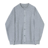 Aidase Men's Knitted Luxury Button Cardigan Sweatercoat Casual Long Sleeve O Neck Solid Color Vintage Korean Autumn Clothing New aidase-shop
