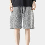 AIDASE  -  Summer New Loose Men Shorts Breathable Straight-leg Pants 2025 Fashion Zebra Print Design Casual Menswear Trend 21E6533 aidase-shop