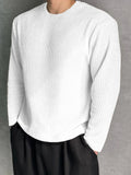 AIDASE  -  Spring And Autumn New 300g Loose Slightly Off Shoulder Long Sleeve Strong Long Sleeve Base Sports Casual Fashion Base Shirt aidase-shop