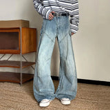 AIDASE  -  2025 New Straight-Leg Men Jeans Trendy Loose Scimitar Wide-Leg Men's Denim Pants Autumn Fashion Casual Clothing 21E7495 aidase-shop