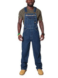 Aidase Vintage Patchwork Cargo Pants Mens Denim Overalls Spring Autumn   Oversize Romper Jeans Trousers Casual Jumpsuit Plus Size 5XL
