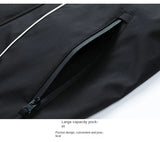 AIDASE  -  Men Spring Autumn Solid Color Jacket Line Sense Design Version Loose Thin Fashion Trend All-purpose Fabric Breathable Comfort aidase-shop