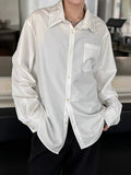 AIDASE  -  New Casual Long Sleeve Button-up Shirts Men 2026 Spring Autumn Fashion Embroidery Shirt Tops Mens Vintage Lapel Cardigans aidase-shop