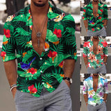 AIDASE  -  Loose Wrinkle-Free New Men'S Shirt Men Long Sleeve Winter Casual Printed Shirts Fashion Top Blouse Shirts Shirts For Man 셔츠 aidase-shop