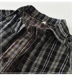 AIDASE  -  100% Cotton Good Quality Classic Plaided Shirt Men's Summer Fashion Short Sleeve Soft Cozy Blouse Teens Vintage Daily Tops aidase-shop