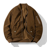Aidase Corduroy Jacket Men's Bomber Jackets Autumn Winter Male Pilot Jacket Outwear Fashion Casual Clothing Men Warm Coat Outwear aidase-shop