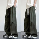 AIDASE  -  Spring and Autumn New Men's Casual Outdoor Work Pants Loose and Versatile Trendy Brand Straight Tube Wide Leg Long Pants Men's L aidase-shop
