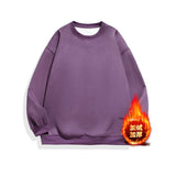 AIDASE  -  Fall Winter Large Size 300 Pou Retro Suede Sweatirt Men Heavyweight Trendy Brand Ins Loose Casual Hatl Jaet aidase-shop