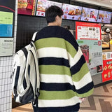 AIDASE  -  Gray Open Cardigan Men's Loose Lazy Style Knitted Sweater Autumn Trendy Brand Casual Loose Fit Winter Comfortable Top aidase-shop