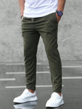 AIDASE  -  Business Casual Men's Pants Micro Beam Sports Versatile Long Trousers Comfortable Fit Summer Fashion aidase-shop