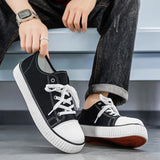 AIDASE  -  Summer New Couple White Canvas Shoes, Minimalist Breathable Soft Sole All-match Daily Casual Sneakers aidase-shop