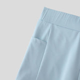 AIDASE  -  Men Shorts Solid Color Elastic Waist Joggers Quick-dry Men Bottoms Streetwear Summer Workout 2025 Casual Male Shorts aidase-shop