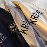 AIDASE  -  Spring Autumn Retro Baseball Uniform Coat Men Women's Harajuku BF Preppy Couple Jacket American Loose Streetwear aidase-shop