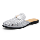 Aidase Men Half Slipper Shoes For Men Rhinestone Luxury Loafers Fashion Zapatillas Hombre Casual Shoes Sapato Social Masculino Mules aidase-shop