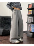 AIDASE  -  Scimitar Trousers Men's Winter Oversize Lazy and Relaxing Pants Straight Wide-leg Pants aidase-shop