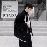 Aidase Jacket for Men Coats Party Black White Man Suits and Blazers Fashionable Luxury Designer New in Simple Breasted Vintage Clothing