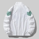 Aidase Spring Autumn Men's Stand Collar Jacket Breathable Outdoor Sports Jacket Windbreaker Loose Fashion Casual Handsome Baseball Coat aidase-shop