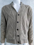 AIDASE  -  Men's Single-breasted Sweater for Autumn and Winter, European and American Fashion, Solid Color, Long-sleeved, Lapel Top Coat aidase-shop