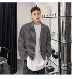 AIDASE  -  Autumn Winter New Men's Tide Elegant Short Jacket Thick Small Fragrant Stand Collar Woolen Korean Fashion Casual Top aidase-shop