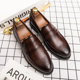 Luxurious Men Dress Shoes  Inner High Loafers Men Shoes Casual Shoe Man Fit Classic Party British Men's Height-increasing Shoes aidase-shop