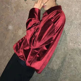 AIDASE  -  Spring New Men's Solid Color Long-Sleeve Shirt American Retro Fashion Trendy High Street Casual Loose Niche Men's Top aidase-shop