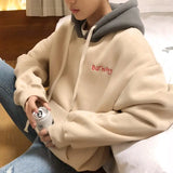 Aidase Sweatshirts For Man Loose Black Men's Clothing Hip Hop Hoodies Hooded Fleeced Elegant Classy Low Price Autumn Luxury One Piece