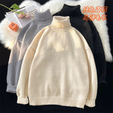 AIDASE  -  Knitted Men Sweater Turtleneck Loose Casual Bottoming Autumn Pullovers Christmas Sweaters aidase-shop