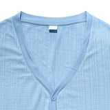 AIDASE  -  Men's Summer Imitation Hemp Bamboo Loose Casual Breathable Trend Button Cardigan INS Hot Sale Short Sleeves aidase-shop