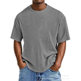 AIDASE  -  New Men's Summer T-shirt Short Sleeve Casual Versatile aidase-shop