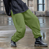 AIDASE  -  Men Irregular Pants Solid Color Joggers Elastic Waist Trousers Men Streetwear INCERUN Loose Fashion Casual Male Long Pants aidase-shop