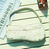 AIDASE  -  Fashion Vintage Shoulder Armpit Bag Women Handbag Casual Denim Female Purse Flap Small Willow Nail Street Y2K Lady aidase-shop