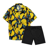 AIDASE  -  Business Attire For Men Mens 2 Piece Beach Vacation Set Shirts And Shorts Suit Outfits Bed Suits спортивный костюм мужской aidase-shop