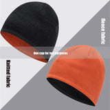 Aidase Men's Trendy Warm Ski Beanie Hat Women's New Outdoor Fashion Double-sided Wearable Thick Autumn and Winter Knitted Pullover Hat aidase-shop