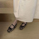 AIDASE  -  New Mary Jane Loafers Women Flat Driving Shoes French Vintage Slip On Non Slip Female Casual Sneakers aidase-shop