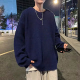 AIDASE  -  Men's Spring Autumn Winter Knitted Sweater Casual Loose Fit Base Layer Versatile Outerwear Korean Style Winter Essential aidase-shop