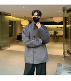 AIDASE  -  Fall and Winter New High-neck Wool Jacket, Thickened and Warm Solid Color Men's Coat, Stylish and Versatile Windproof Coat. aidase-shop