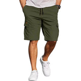 AIDASE  -  New Simple Versatile Harajuku Workwear Pants Large Size Running Shorts Multi-Pocket Straight Leg Cotton Polyester Blend aidase-shop