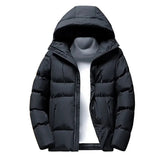 AIDASE  -  Men's Winter Jacket Thickened down Cotton Padded Coat Fashionable Korean Style Casual Hooded Winter Clothes Trendy Brand aidase-shop