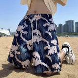AIDASE  -  The Same Printed Drooping Design for Men Outdoor Play Breathable and Quick-drying Five-point Casual Shorts aidase-shop