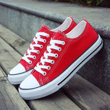 AIDASE  -  Men's Canvas Shoes Breathable Casual Sneakers Korean Style Versatile Student Flat Heel Low Cut Durable TPR Outsole Fashionable aidase-shop