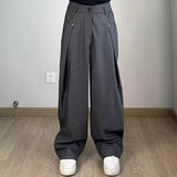 AIDASE  -  Casual Men's Summer Thin Lyocell Ice Sensation Seershawn Wide Leg Loose Fit Straight Pants Comfortable Breathable Trousers aidase-shop