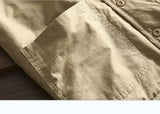 Men's Parkas Thick Cotton Coat Jacket Autumn Winter Retro Women Jackets V-neck Long Sleeves Pockets Single-breasted Tops aidase-shop