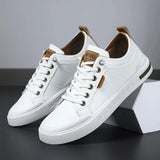 AIDASE  -  Classic Men's Casual Microfiber Leather Sneakers Summer Laced-Up Comfortable Slip-On Trekking Shoes Male Tenis Trainers aidase-shop