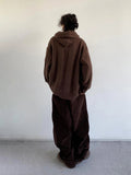 AIDASE  -  Autumn Winter Hoodie College Sle Casual Japanese Lazy Knitted Sweater Jaet Loose Fit Long Sve  Color aidase-shop