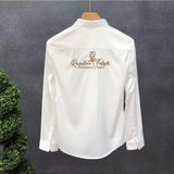 Aidase Man Shirt Embroidery Business Floral Shirts for Men Cheap Things with Comfortable I Korean Style High Quality Luxury Tops Asia aidase-shop