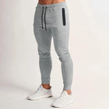 AIDASE  -  European American Spring Summer Men's Casual Sports Leggings Trousers Fitness Running Zipper Pants aidase-shop